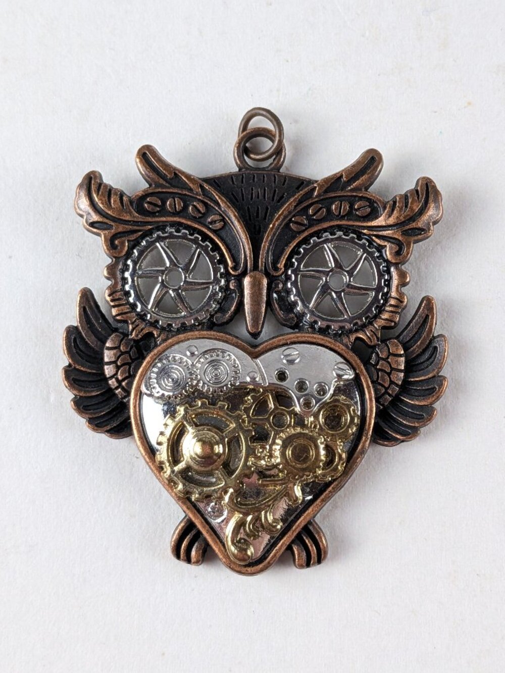 Steampunk Owl Pendant
